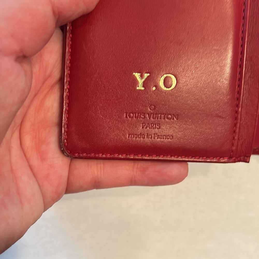 Authentic Louis Vuitton Red Vernis Wallet - Picture 8 of 17